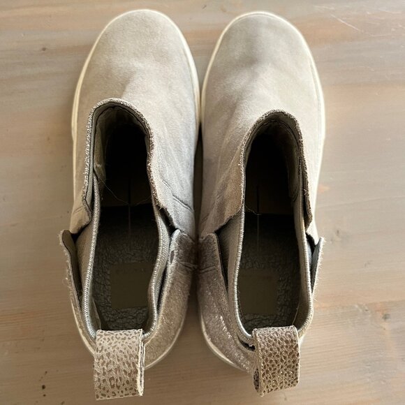 Dolce Vita Zulma Concrete Grey Bootie Sneaker - Picture 2 of 8